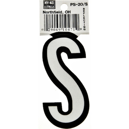 Hy-Ko 3.25In Boat Letter S, 10PK A10471